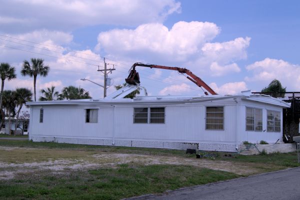 Mobile Home Demolition in Joplin